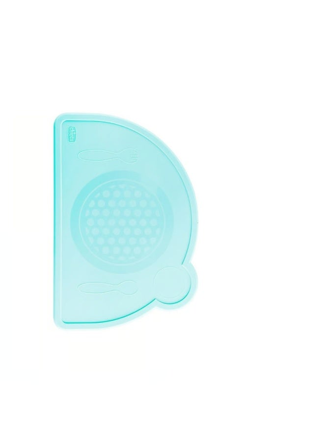Chicco Take Eat Easy Silicone Tablemat 18m+ Blue - Image 2