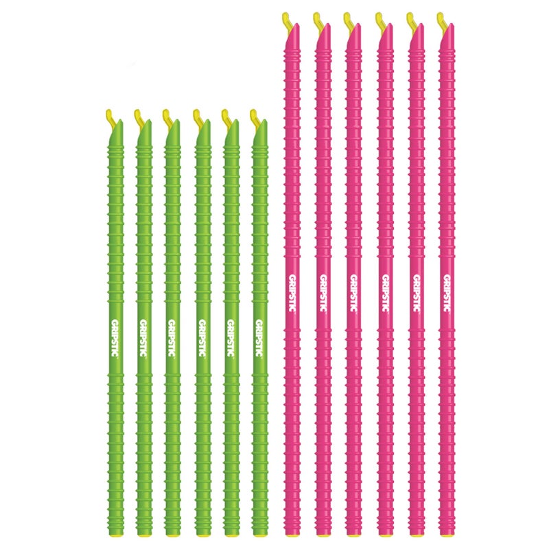 GripStic Bag Sealer  Reusable Chip Clips Bag Clips Patented Airtight  Waterproof Seal on Food Storage Bags Kids Snacks  More Near Zero Waste 12ct XLarge