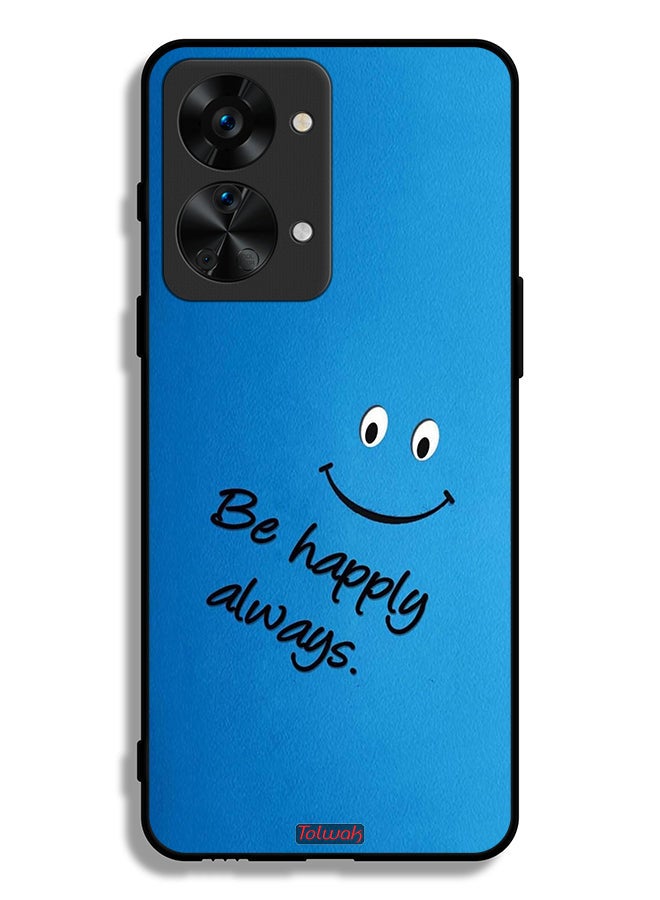 Tolwak OnePlus Nord 2T 5G Protective Case Cover Be Happy Always - Image 2