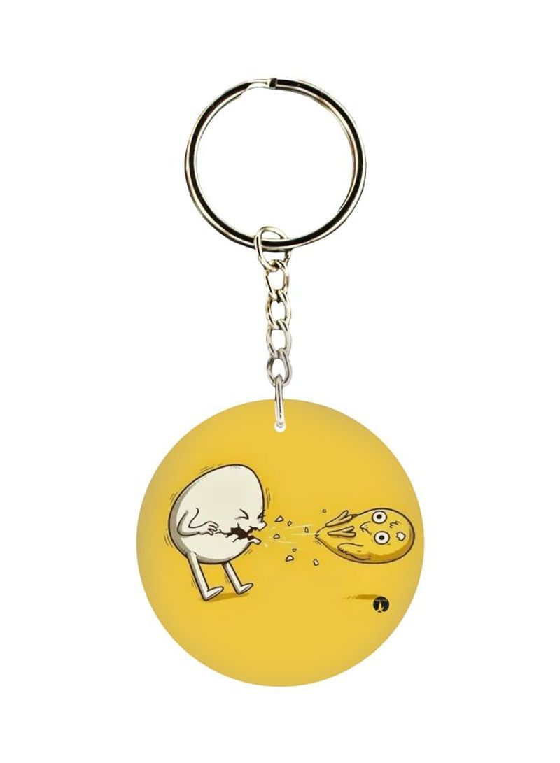 RKN Printed Single Sided Keychain