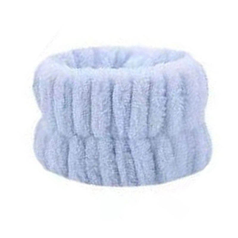Face Washing Wristband Strong Water Absorption Flannel Breathable Light Skin Friendly Wrist Wash Band Blue - Image 2