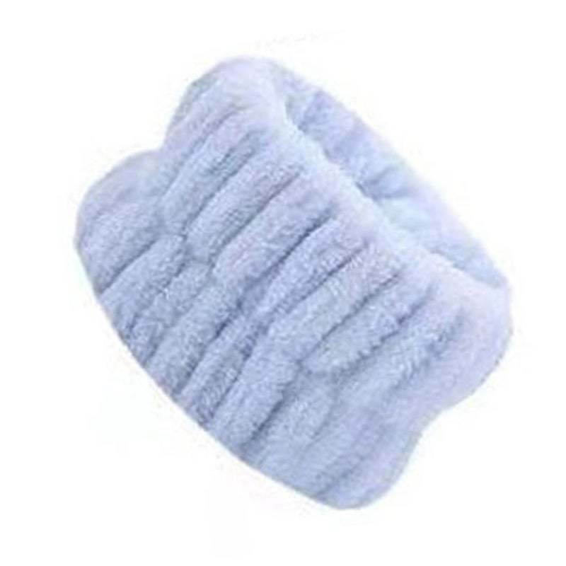 Face Washing Wristband Strong Water Absorption Flannel Breathable Light Skin Friendly Wrist Wash Band Blue - Image 3