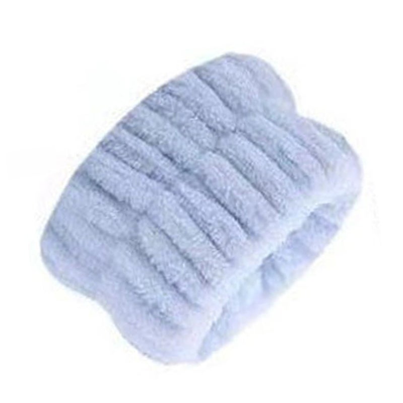 Face Washing Wristband Strong Water Absorption Flannel Breathable Light Skin Friendly Wrist Wash Band Blue - Image 5