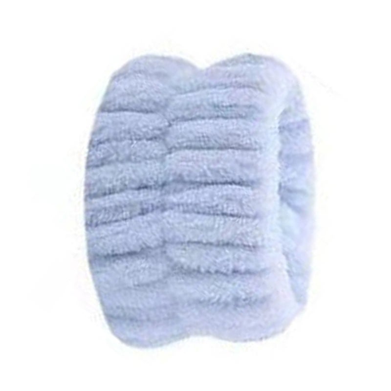 Face Washing Wristband Strong Water Absorption Flannel Breathable Light Skin Friendly Wrist Wash Band Blue - Image 4