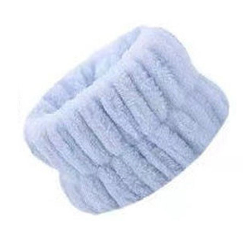 Face Washing Wristband Strong Water Absorption Flannel Breathable Light Skin Friendly Wrist Wash Band Blue - Image 1