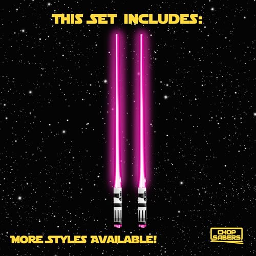 ChopSabers Chop Sabers Light Up LightSaber Chopsticks, 1 Pair, Pink - Image 3
