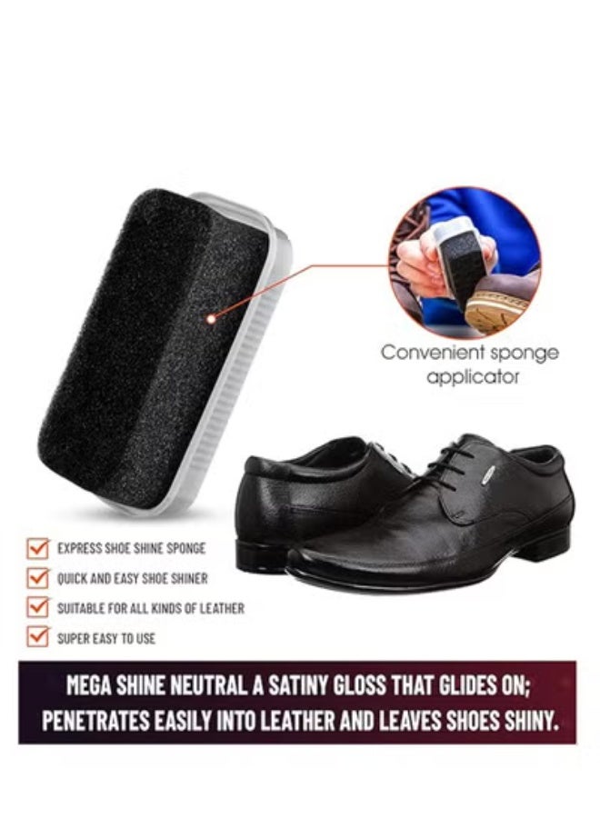 Silver Express Shoe Shine Sponge Black and neutral - Image 3