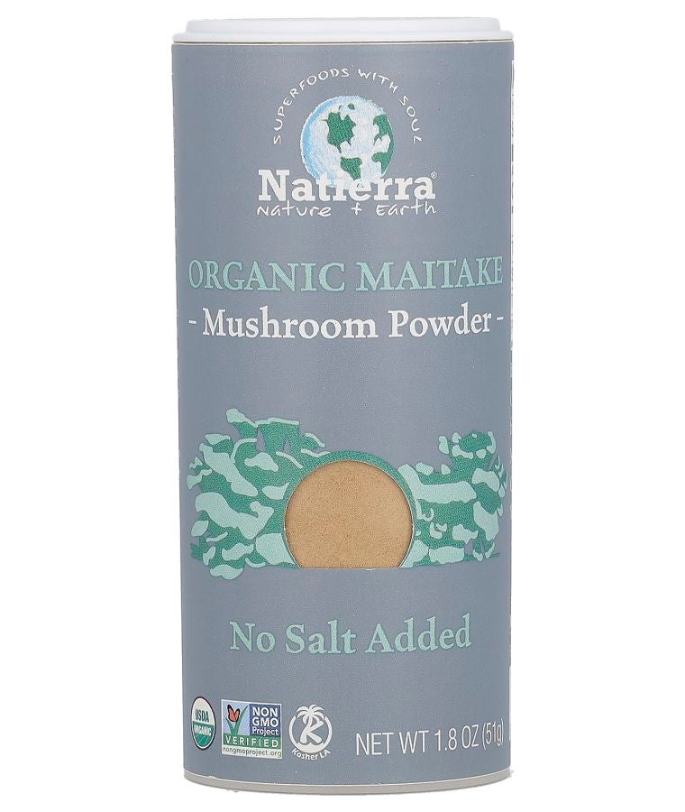 Organic Maitake Mushroom Powder Shaker 1.8 oz (51 g)