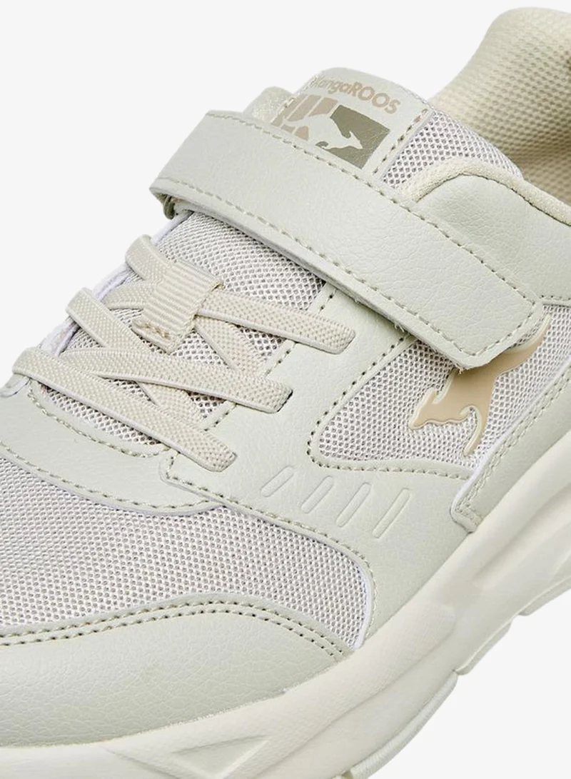 kangaROOS Beige Girls Hook and Loop Sports Shoes for Women | Best Price UAE