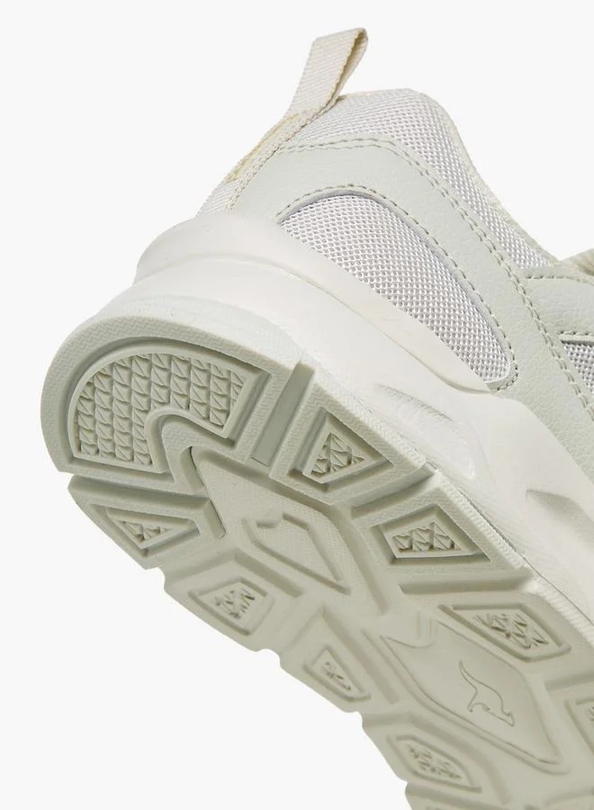 Kangaroos Beige Girls Hook And Loop School Sports Shoes for Women | Best Price UAE