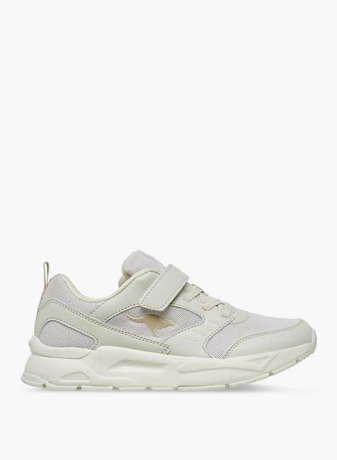 Kangaroos Beige Girls Hook And Loop School Sports Shoes for Women | Best Price UAE