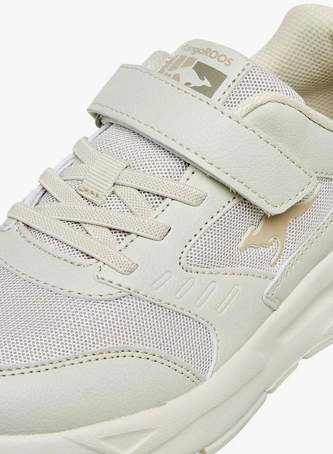 Kangaroos Beige Girls Hook And Loop School Sports Shoes for Women | Best Price UAE