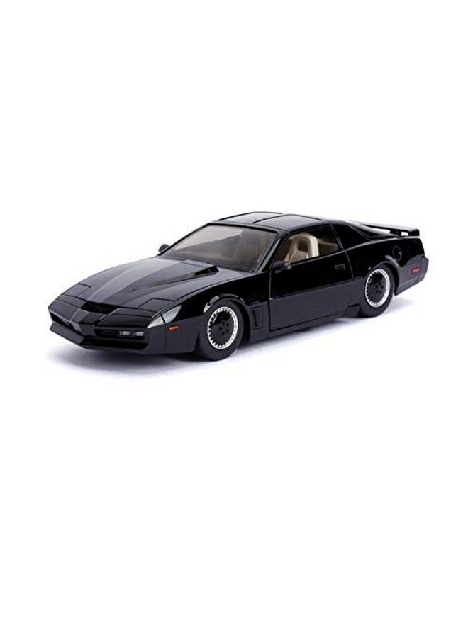 Jada Toys Knight Rider K.I.T.T. 1982 Pontiac Firebird Diecast Car With Light Up Feature 1: 24 Scale Vehicle Black - Image 1