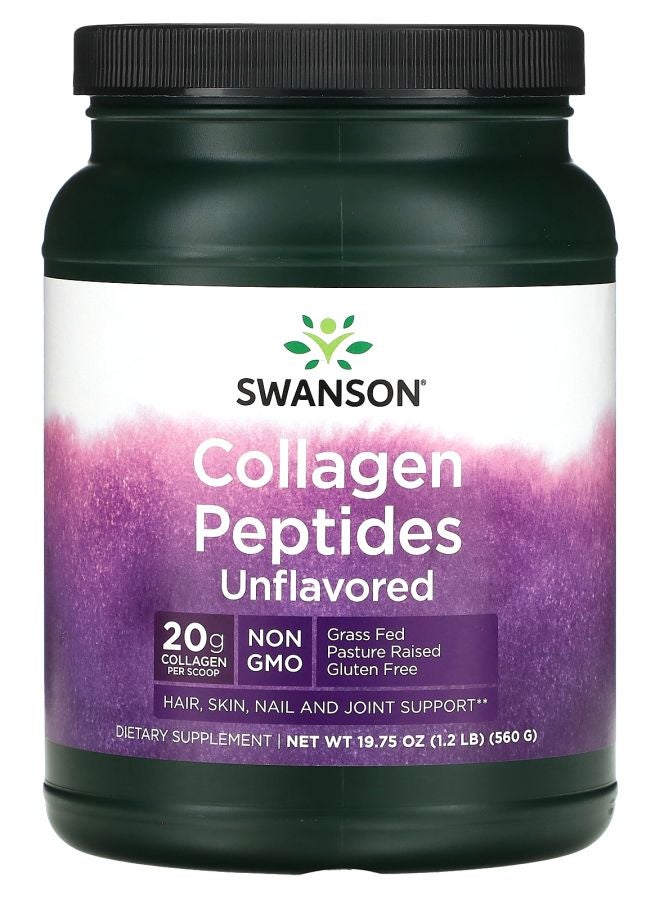 SWANSON Collagen Peptides Unflavored 20 g  1.2 lb (560 g)