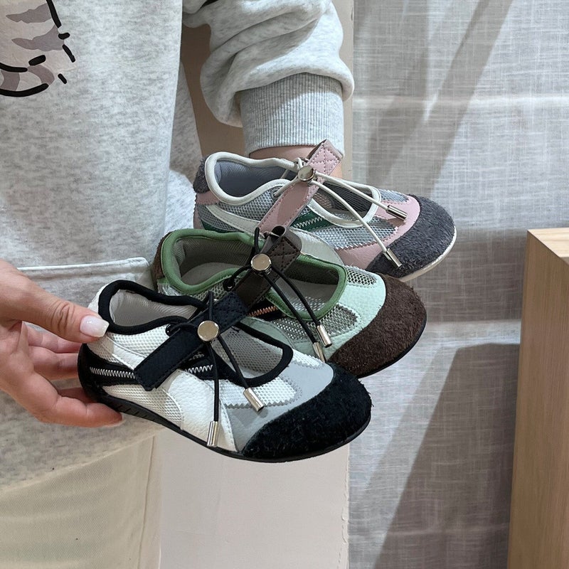Children''s Spring/Summer Cute and Quirky Mary Jane Hollow Out Sneakers 2026 New Korean Version Girls'' Student Sports Mesh Casual Shoes - Image 5
