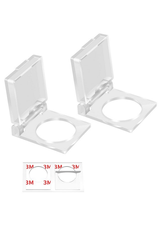 DaierTek 16mm Dustproof Safety Push Button Cap Cover Guard Plastic Protector Child Proof for 16mm Push Button Switch Computer Light Pad -2Pack - Image 1