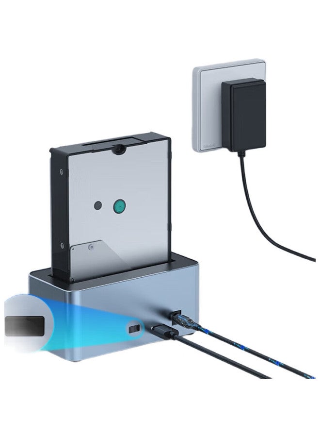 Godo External Sas/Sata Hard Drive Dock, 2.5-Inch/3.5-Inch Mechanical Hard Drive Enclosure, Usb 3.0 External Ssd Expansion, Compatible With Laptops And Desktop Computers - Image 2