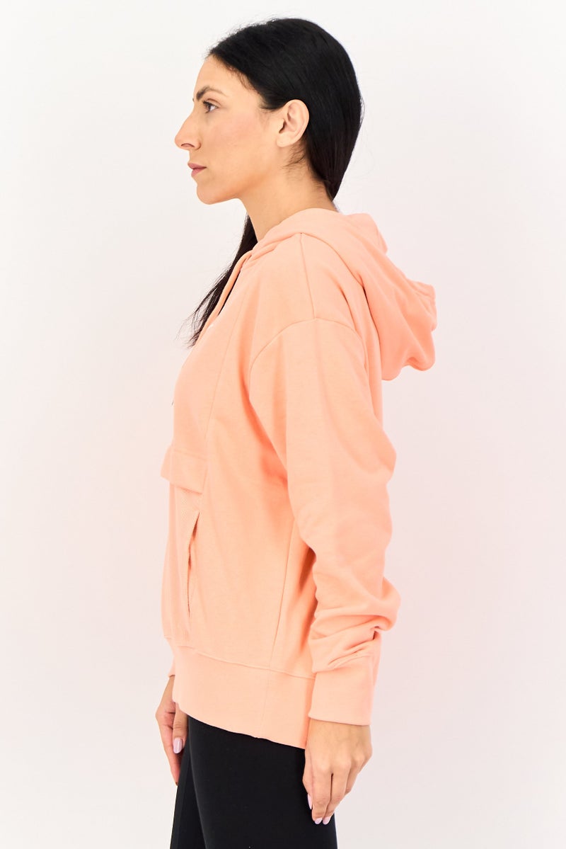 Nike Women Sportswear Fit Outdoor Hoodie, Peach - Image 2