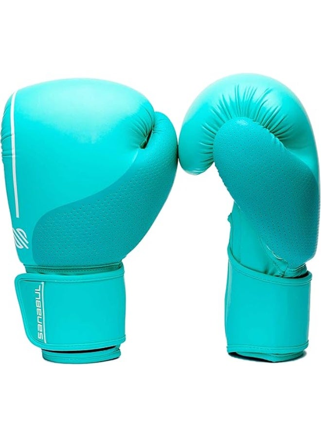 Sanabul  EE Women’s Boxing Gloves 8oz – Mint Pro Training & Sparring Gloves for MMA, Muay Thai, Kickboxing, Heavy Bag & Fitness Workouts - Image 4