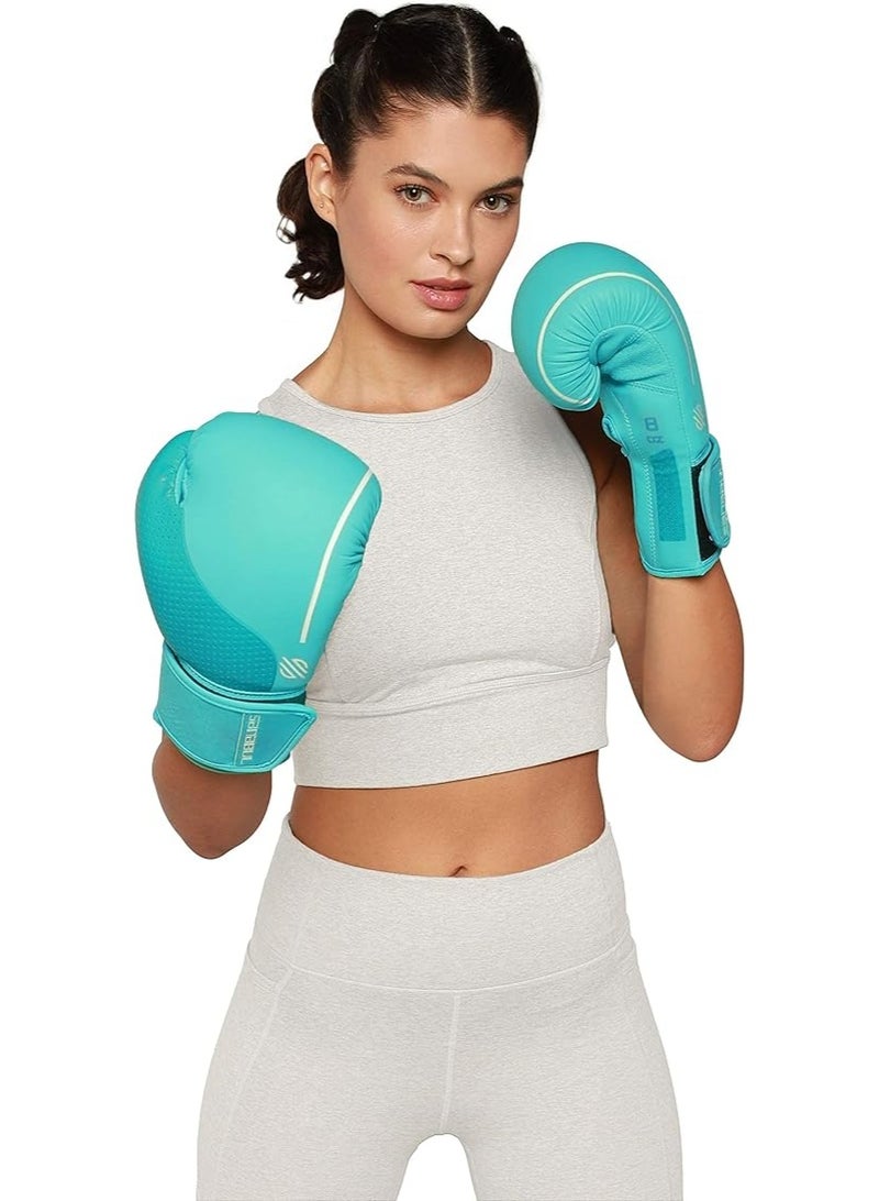 Sanabul  EE Women’s Boxing Gloves 8oz – Mint Pro Training & Sparring Gloves for MMA, Muay Thai, Kickboxing, Heavy Bag & Fitness Workouts - Image 5