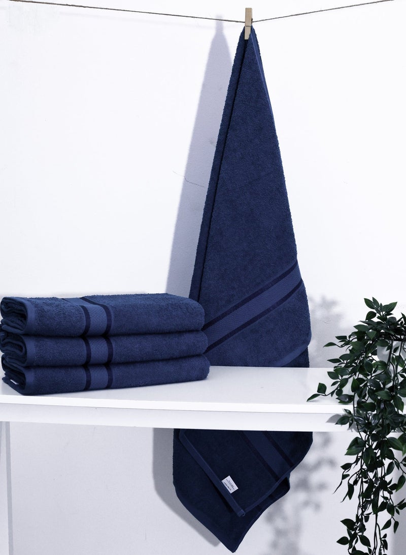 Baltic Linen منشفة حمام فائقة النعومة 70 سم × 140 سم، مناشف حمام قطنية 100%، 430 جرام لكل متر مربع - Image 3