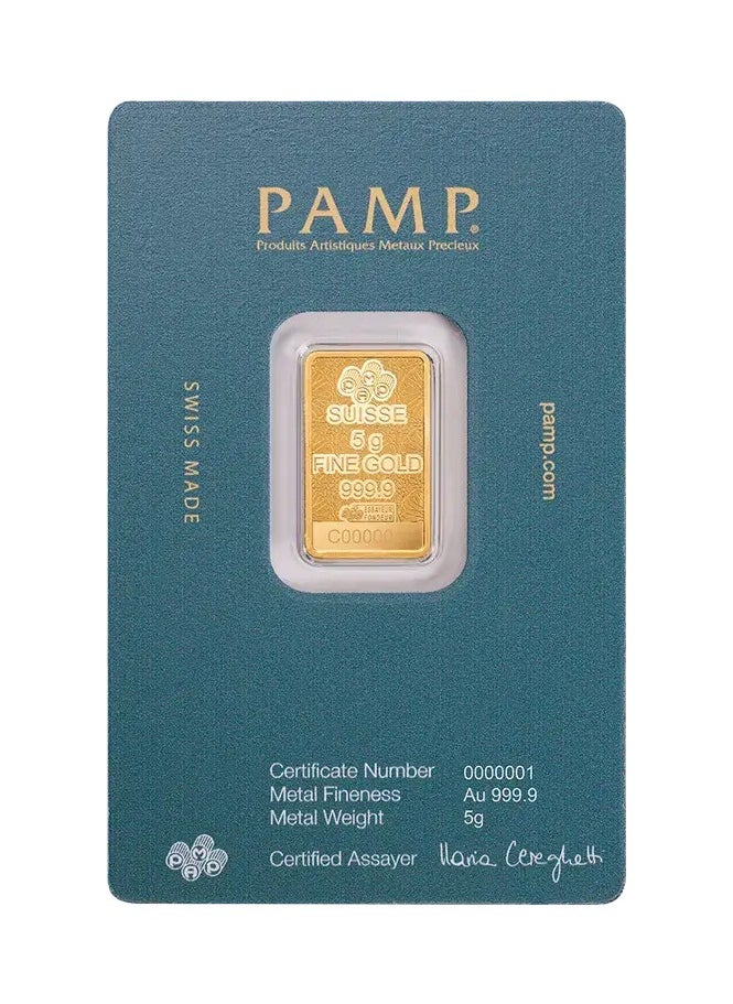 PAMP PAMP 24K Gold Bar 5 gram  Arabian Falcon with Frame  - Image 5