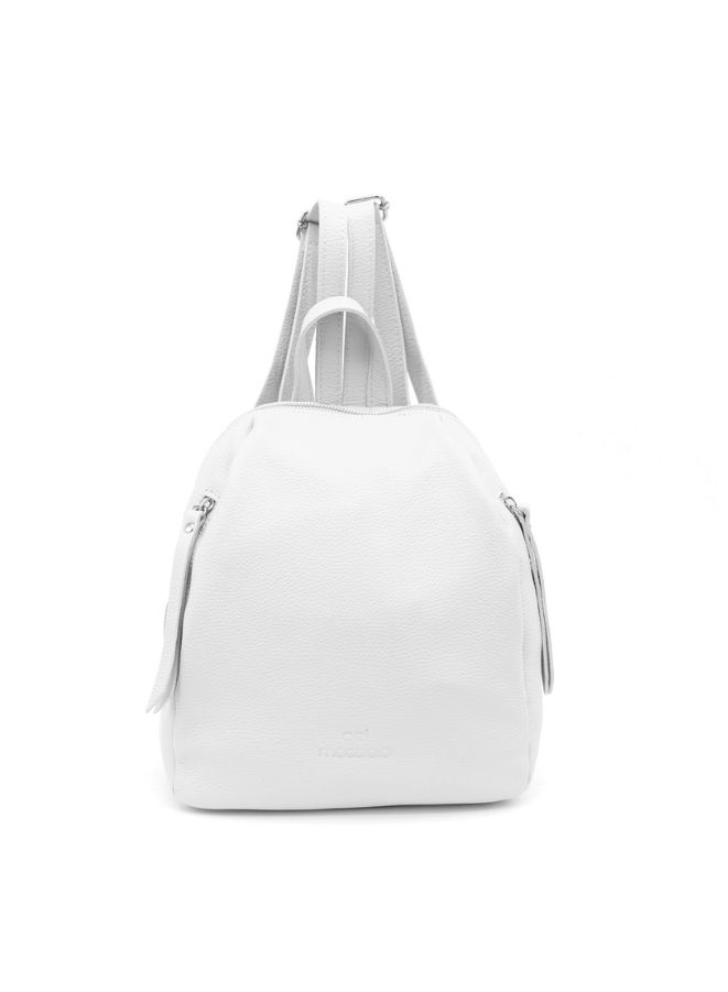 Gai mattiolo Gai Mattiolo Genuine Leather Bag - Size 38x32x12 - White Color  - Image 1