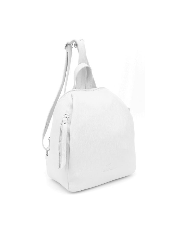 Gai mattiolo Gai Mattiolo Genuine Leather Bag - Size 38x32x12 - White Color  - Image 2