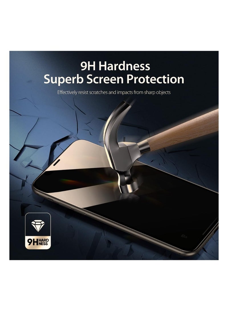 ELTRAZONE iPhone 11 Pro Max Privacy Screen Protector, Premium Tempered Glass Screen Protector, Anti-Scratch, Bubble Free, Face-ID, 9H Hardness, Scratch Resistant Privacy Glass - Image 5