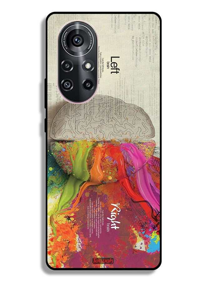 Tolwak - Huawei nova 8 Pro 5G Protective Case Cover Abstract Brain Science Artwork - Image 1