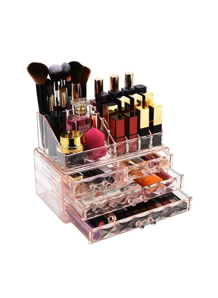 ORiTi ORiTi Scent House Acrylic Cosmetic Storage Organizer - Easily Organize Your Cosmetics, Jewelry and Hair Accessories. Looks Elegant Sitting on Your Vanity, Bathroom Counter or Dresser  - Image 4
