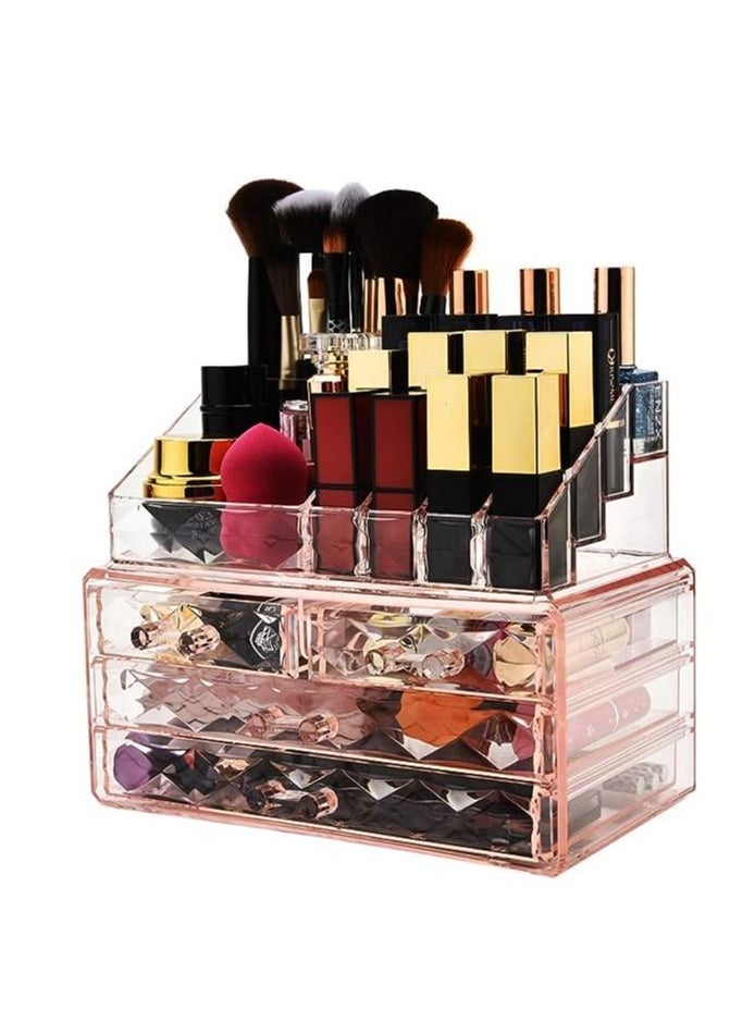 ORiTi ORiTi Scent House Acrylic Cosmetic Storage Organizer - Easily Organize Your Cosmetics, Jewelry and Hair Accessories. Looks Elegant Sitting on Your Vanity, Bathroom Counter or Dresser  - Image 5