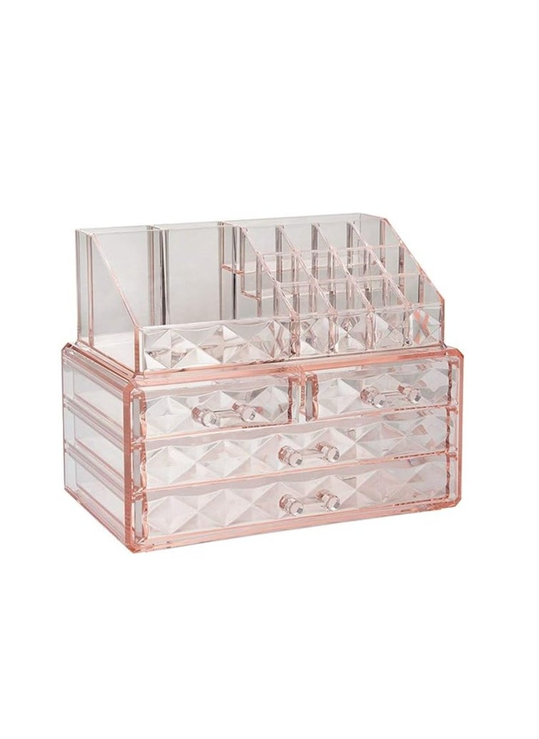 ORiTi ORiTi Scent House Acrylic Cosmetic Storage Organizer - Easily Organize Your Cosmetics, Jewelry and Hair Accessories. Looks Elegant Sitting on Your Vanity, Bathroom Counter or Dresser  - Image 2