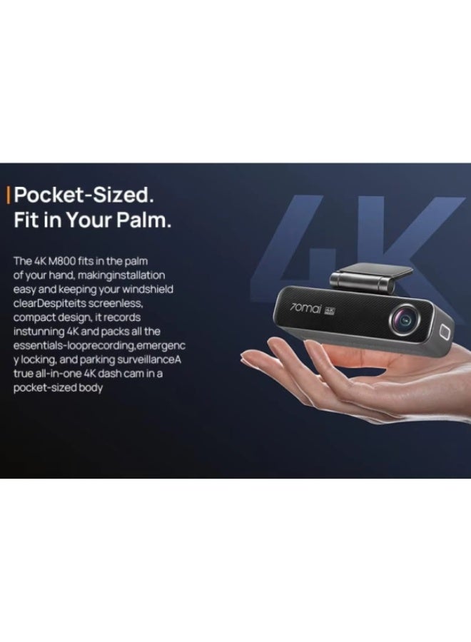 70mai 4K M800 Dash Camera review, solid budget screen-less 4K solution - Image 2