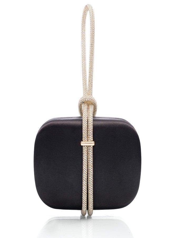 CARIEDO Shining Diamond Flap Envelope Handbag Clutch Women Crystal Evening Purse for Wedding Party Prom (Black), 8700black - Image 1