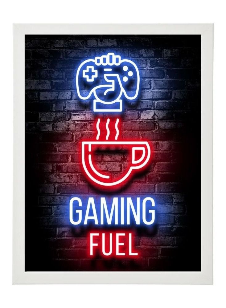 RKN Coffee The Gaming Fuel Wall Art Poster Frame 30x40 cm - Image 2