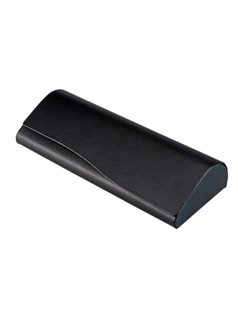 Excefore حافظة نظارات صلبة، حافظة نظارات شمسية محمولة، حافظة نظارات جلدية PU عصرية، خفيفة الوزن - Image 1