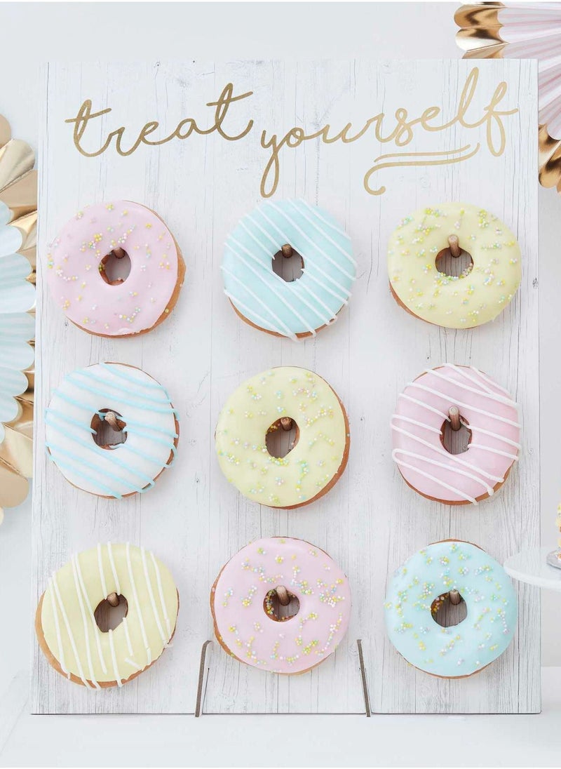 Ginger Ray Treat Yourself Donut Wall - Gold - Image 1