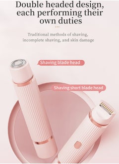 UChic Double Headed Shaver,Bikini Trimmer for Women,Painless Electric Razors for Silk Skin,Cordless Body Shaver for Trip  - Image 2