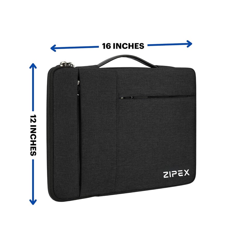 ZIPEX حقيبة لابتوب كابتن 16 بوصة مع مقبض - Image 3