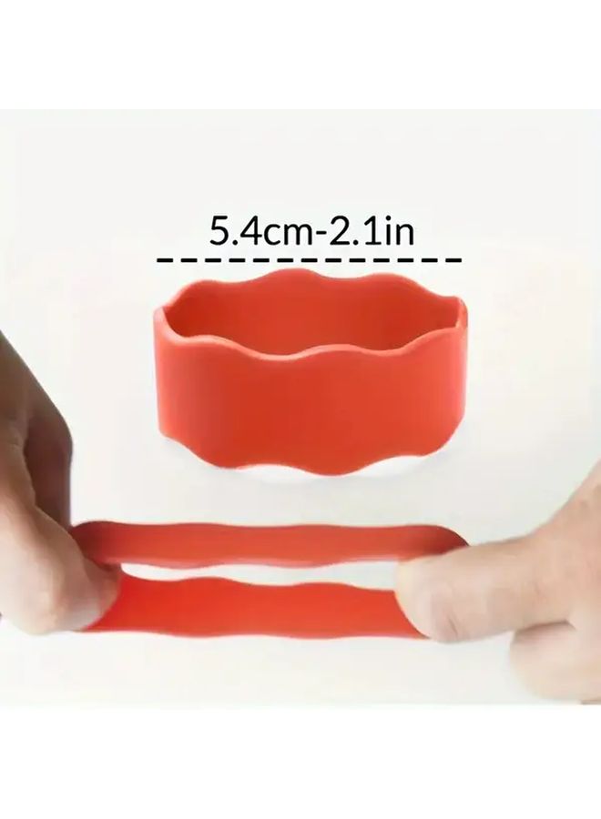 Custom Yellow Silicone Bottle Straps With Erasable Labels For Daycare And Camp - Image 5