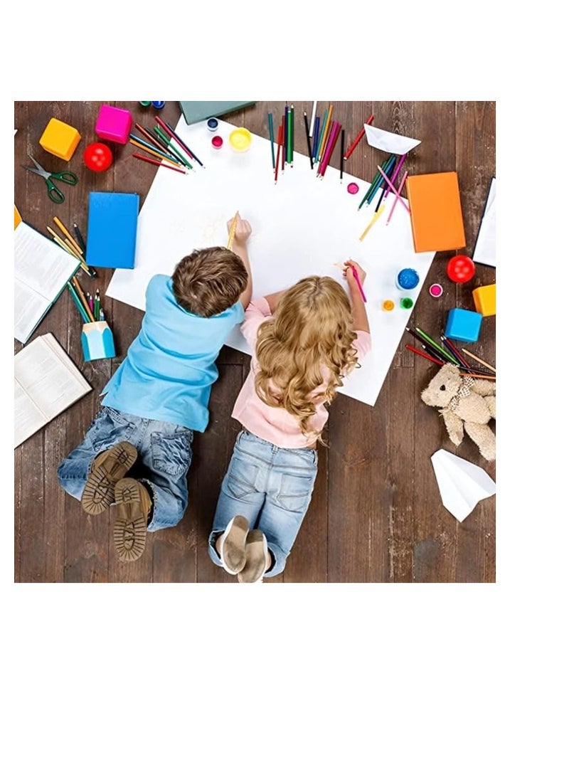 Terabyte لفة واحدة من ورق الرسم الأبيض الكبير للأطفال للرسم والتخطيط - Image 4