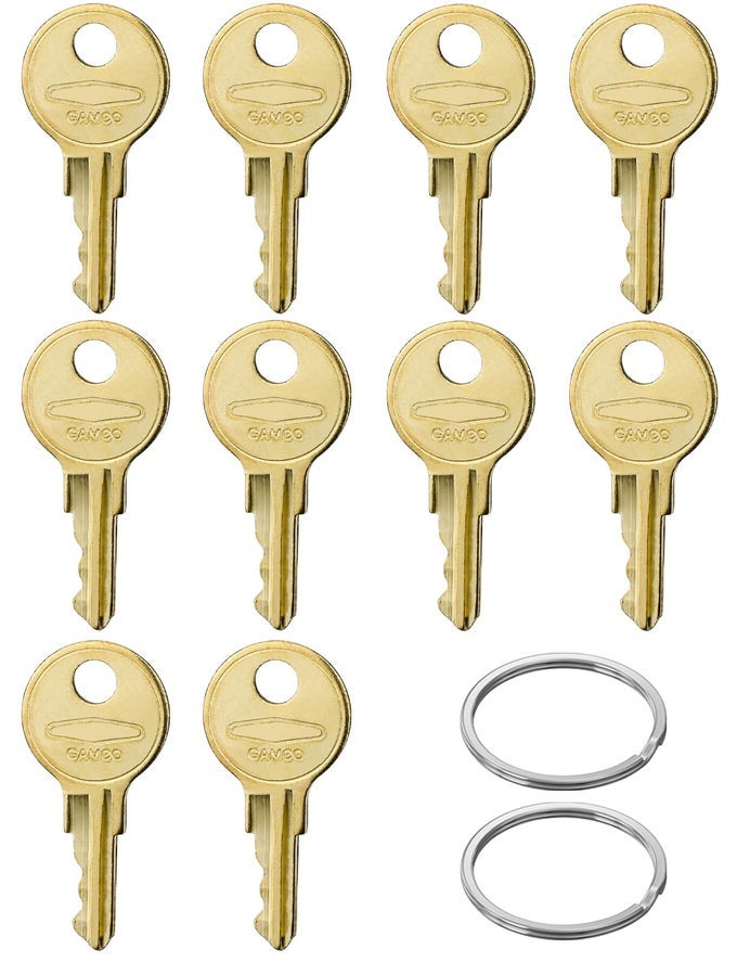 DISPENSER KEYS FOR BOBRICK 10PACK 33043 CAT74 TOILET PAPER TOWEL DISPENSER KEY COMPATIBLE WITH JANITOR BOBRICK CAT 74 DISPENSER