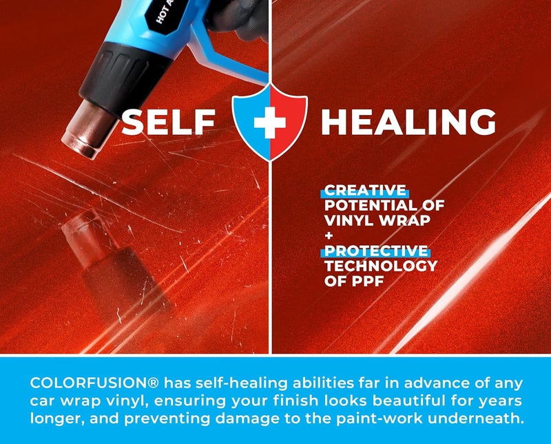 VViViD ColorFusion PPF by , Gloss Sinister Red Dry Apply PPF Vinyl Car Wrap Roll 1.3ft x 5ft - Image 5