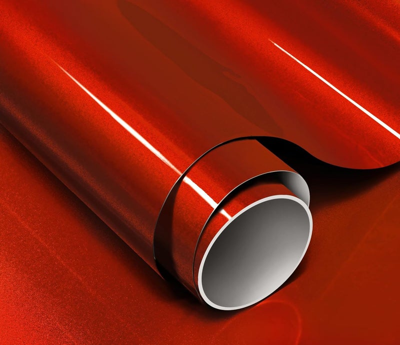 VViViD ColorFusion PPF by , Gloss Sinister Red Dry Apply PPF Vinyl Car Wrap Roll 1.3ft x 5ft - Image 1