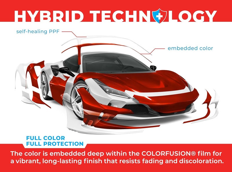 VViViD ColorFusion PPF by , Gloss Sinister Red Dry Apply PPF Vinyl Car Wrap Roll 1.3ft x 5ft - Image 3