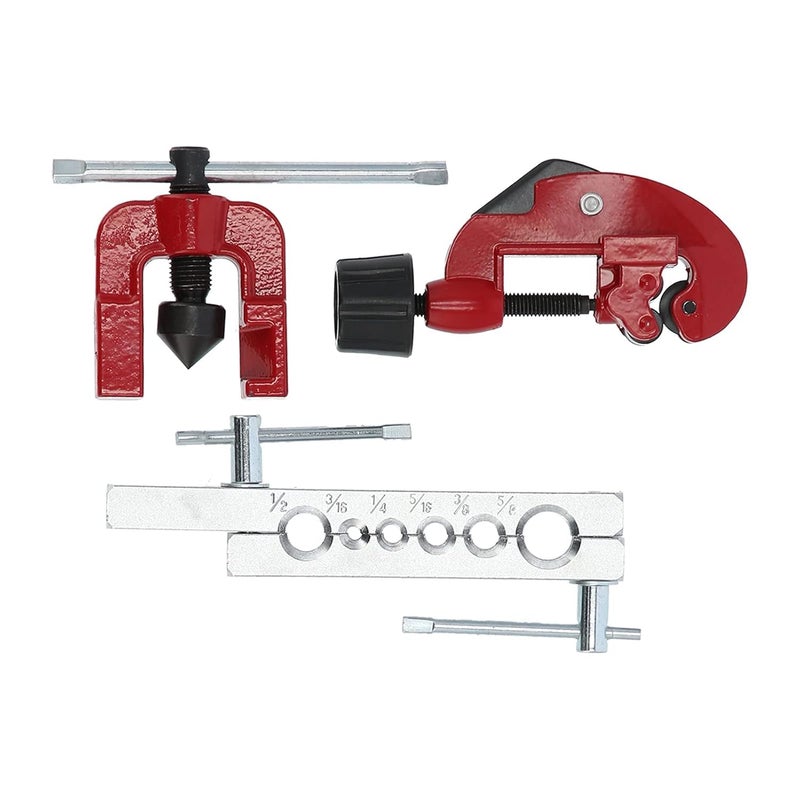 UPTODATETOOLS Spring Reamer Practical Sturdy Flaring Tool Kit for Petrochemical for Power for Shipbuilding Metallurgical for Refrigeration 6PCS Flaring Tool Kit - Image 2