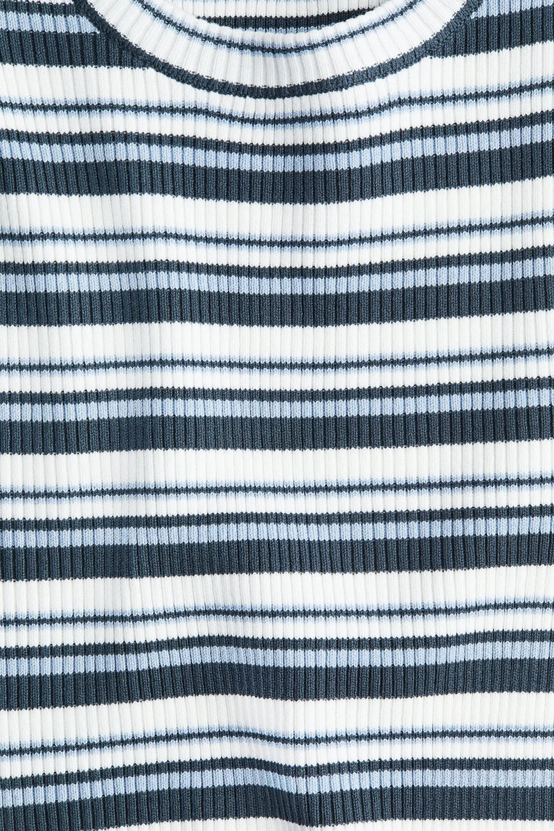 H&M Short rib-knit top