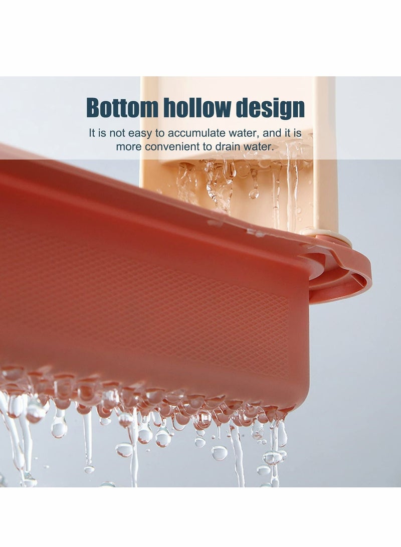 Y&D Telescopic Sink Storage Rack Adjustable Length 3-in-1 Organizer Tray Holder Sponge Soap with Dishcloth Hanger Chopstick Expandable Drain Basket for Home Kitchen  - Image 5