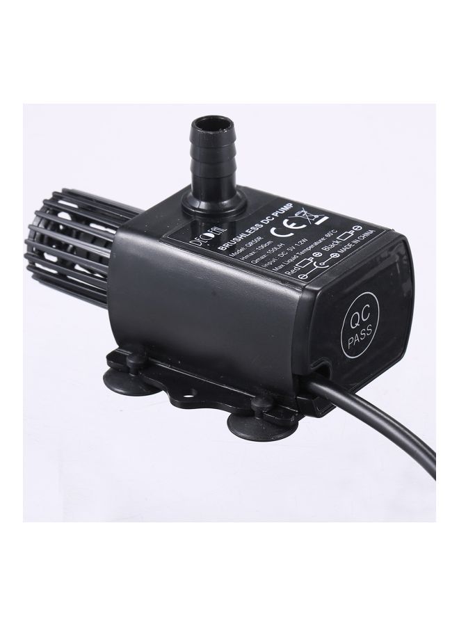 NIBEMINENT Brushless DC Water Pump Black 2.36x1.77x1.37inch - Image 2